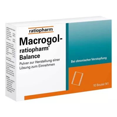 Macrogol ratiopharm Balance prašek za peroralno H.e. raztopina, 10 kosov