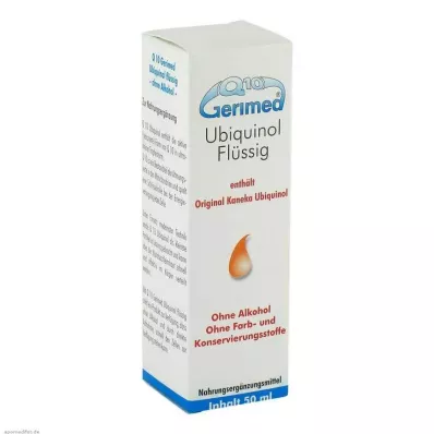 Q10 GERIMED Ubikinol tekočina, 50 ml