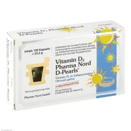 VITAMIN D3 PHARMA Nord 20 μg kapsule, 120 kapsul