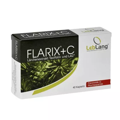 FLARIX+C Izvleček macesna Taxifolin kapsule, 40 kosov FLARIX+C Izvleček macesna Taxifolin kapsule, 40 kosov