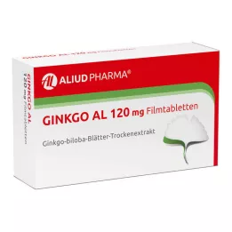 GINKGO AL 120 mg filmsko obložene tablete, 60 kosov