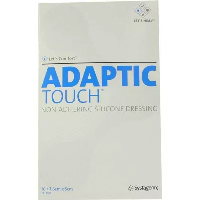 ADAPTIC Neprilagodljiva silikonska obloga za rane Touch 5x7,6 cm, 10 kosov
