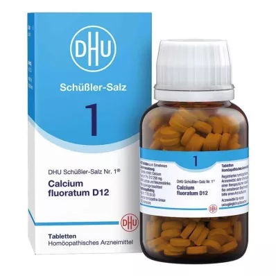 DHU Schüßlerjeva sol št. 1 Calcium fluoratum D12 tablete, 420 kos DHU Schüßlerjeva sol št. 1 Calcium fluoratum D12 tablete, 420 kos