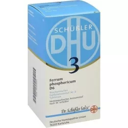 BIOCHEMIE DHU 3 Ferrum phosphoricum D 6 tablet, 420 kapsul