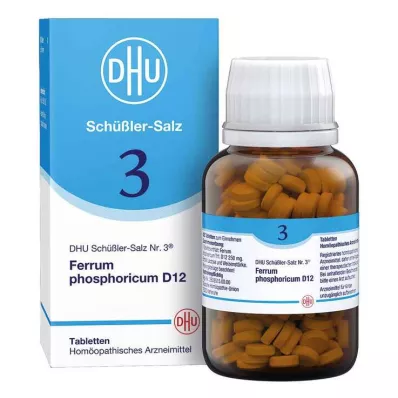 DHU Schüßlerjeva sol št. 3 Ferrum phosphoricum D12 tablete, 420 kos DHU Schüßlerjeva sol št. 3 Ferrum phosphoricum D12 tablete, 420 kos