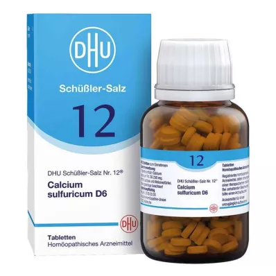 DHU Schüßlerjeva sol št. 12 Calcium sulfuricum D6 tablete, 420 kos DHU Schüßlerjeva sol št. 12 Calcium sulfuricum D6 tablete, 420 kos