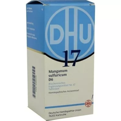 BIOCHEMIE DHU 17 Manganum sulphuricum D 6 tablet, 420 kapsul