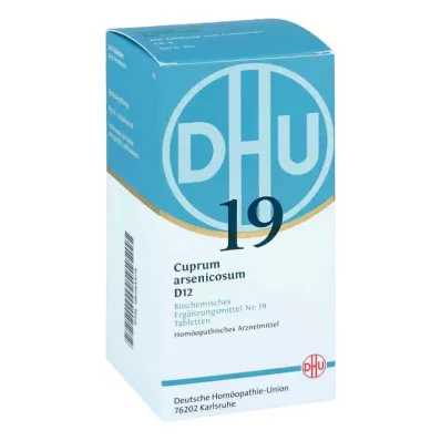 BIOCHEMIE DHU 19 Cuprum arsenicosum D 12 tablet, 420 kapsul