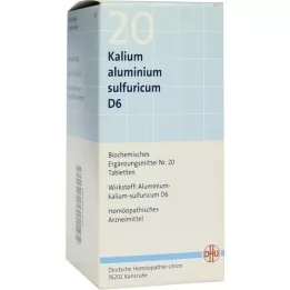 BIOCHEMIE DHU 20 Kalijev alum.sulphur.D 6 tablet, 420 kosov