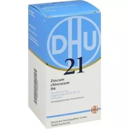 BIOCHEMIE DHU 21 Zincum chloratum D 6 tablet, 420 kapsul