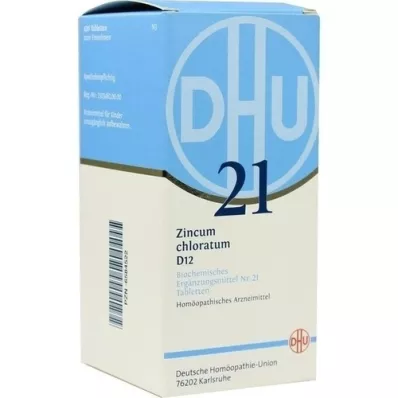 BIOCHEMIE DHU 21 Zincum chloratum D 12 tablet, 420 kapsul