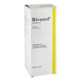 RIVANOL Raztopina 0,1 %, 1000 ml