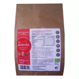 ACEROLA 100 % čisti organski naravni vitamin C v prahu, 500 g