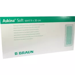 ASKINA Mehka obloga za rane 9x20 cm, sterilna, 30 kosov