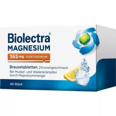 BIOLECTRA Magnezij 365 mg fortissimum limona, 40 kosov