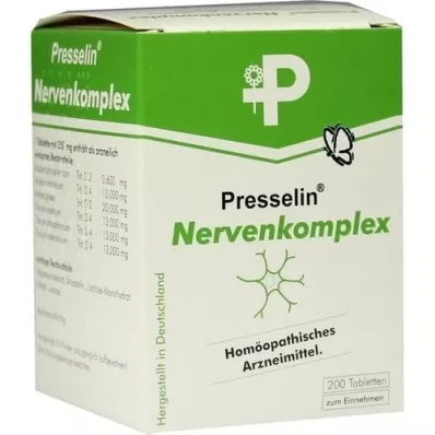PRESSELIN Nervni kompleks tablete, 200 kapsul