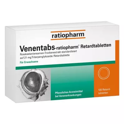 Venentabs-ratiopharm® tablete s podaljšanim sproščanjem, 100 kos Venentabs-ratiopharm® tablete s podaljšanim sproščanjem, 100 kos