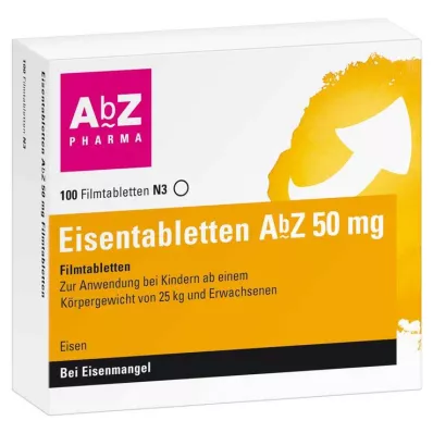 EISENTABLETTEN AbZ 50 mg filmsko obložene tablete, 100 kosov