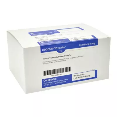 LIDOCAIN PRESSELIN 1% raztopina za injiciranje, 50X2 ml