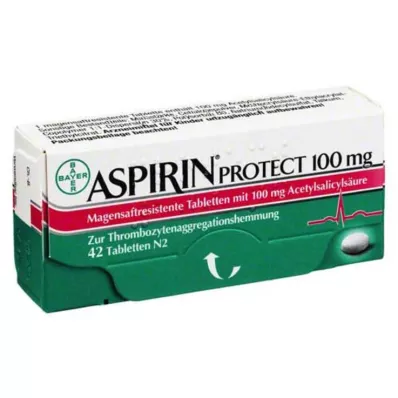 ASPIRIN Protect 100 mg enterijsko obložene tablete, 42 kosov ASPIRIN Protect 100 mg enterijsko obložene tablete, 42 kosov