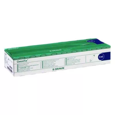 Omnifix®Solo Luer Lock brizge, 100X3 ml