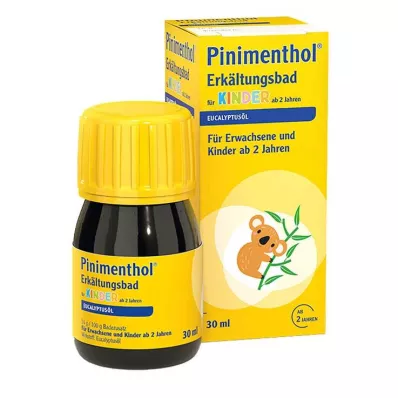 PINIMENTHOL Hladna kopel za otroke, stare 2 leti in več Evkaliptus, 30 ml PINIMENTHOL Hladna kopel za otroke, stare 2 leti in več Evkaliptus, 30 ml