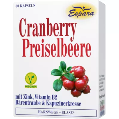 CRANBERRY PREISELBEERE Kapsule, 60 kosov