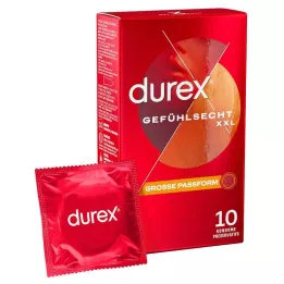 DUREX Zelo veliki kondomi Sensitive, 10 kosov