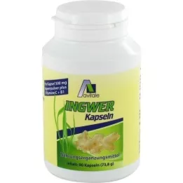 INGWER 500 mg kapsule+vitamin B1+C, 90 kosov