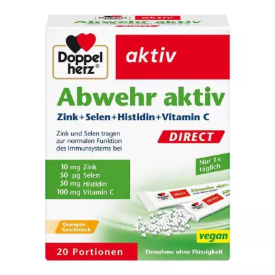 DOPPELHERZ Obrambni aktivni DIRECT peleti, 20 kosov