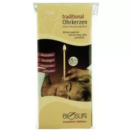 BIOSUN Ušesne svečke tradicionalne, 10 kosov