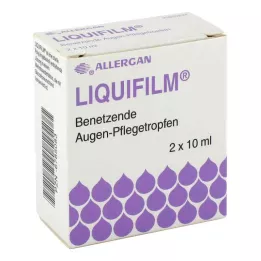 LIQUIFILM Kapljice za vlaženje oči, 2X10 ml