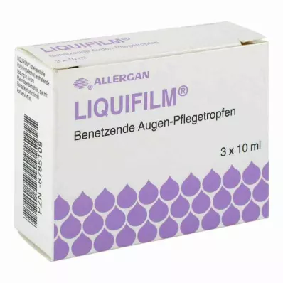 LIQUIFILM Kapljice za vlaženje oči, 3X10 ml LIQUIFILM Kapljice za vlaženje oči, 3X10 ml