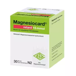 MAGNESIOCARD retard 15 mmol vrečka z ret.filmtabl., 30 kosov