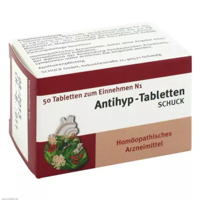 ANTIHYP Tablete Schuck, 50 kosov ANTIHYP Tablete Schuck, 50 kosov