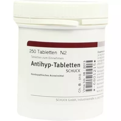 ANTIHYP Tablete Schuck, 250 kosov