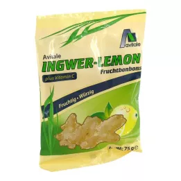 INGWER LEMON Bonboni+vitamin C, 75 g
