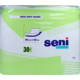 SENI Blazina za zaščito postelje Soft Basic 60x90 cm, 30 kosov