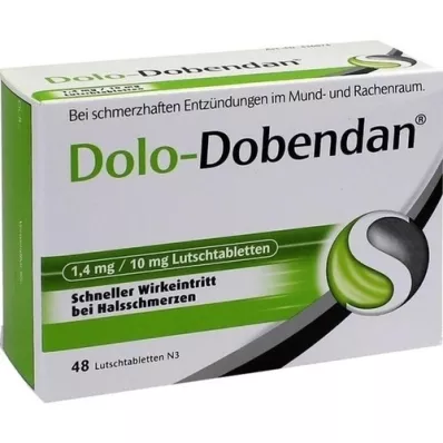 DOLO-DOBENDAN 1,4 mg/10 mg pastile, 48 kosov