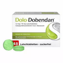 DOLO-DOBENDAN 1,4 mg/10 mg pastile, 48 kosov