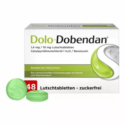 DOLO-DOBENDAN 1,4 mg/10 mg pastile, 48 kosov