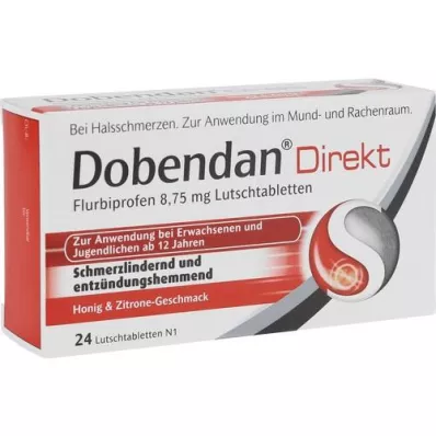DOBENDAN Neposredno Flurbiprofen 8,75 mg pastile, 24 kosov