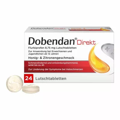 DOBENDAN Neposredno Flurbiprofen 8,75 mg pastile, 24 kosov