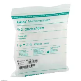 ASKINA Kompresi iz gaze 10x20 cm, sterilni, 5X2 kosov
