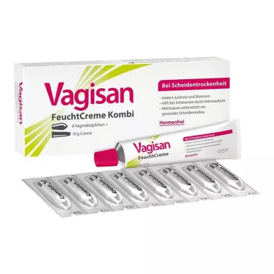 VAGISAN FeuchtCreme Combi 8 Ovula+10 g smetane, 1 P