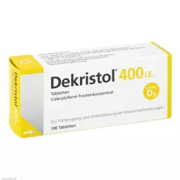 DEKRISTOL 400 I.U. tablet, 100 kosov