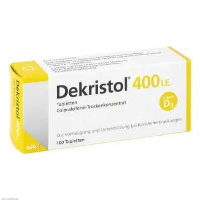 DEKRISTOL 400 I.U. tablet, 100 kosov