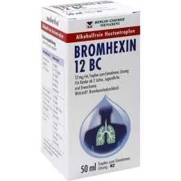 BROMHEXIN 12 BC Peroralne kapljice, 50 ml