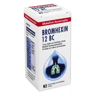 BROMHEXIN 12 BC Peroralne kapljice, 50 ml BROMHEXIN 12 BC Peroralne kapljice, 50 ml