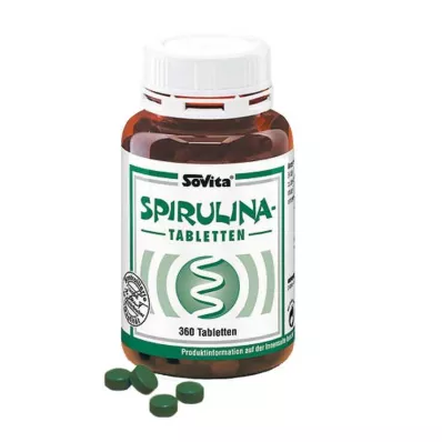 SOVITA Spirulina tablete, 360 kapsul